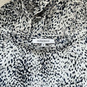 Women’s Printed Long Sleeve Blouse